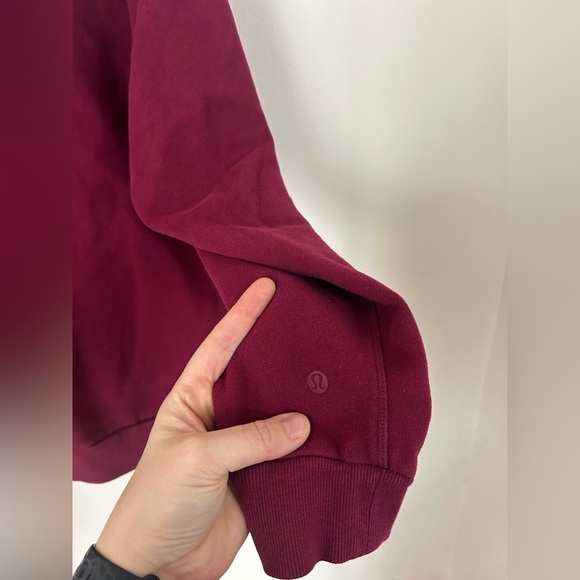 lululemon Men's Steady State Half Zip Pomegranate Size Large - Picture 4 of 6